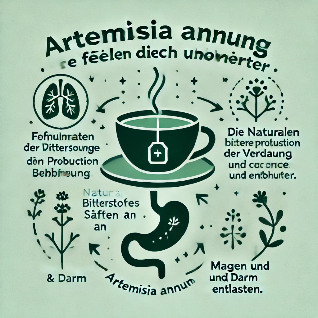 Artemisia Tee Förderung der Verdauung