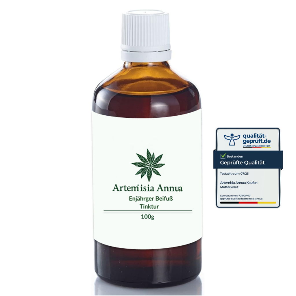 Eine Flasche Bio Artemisia Annua Tinktur